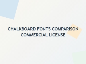 Chalkboard Font Options with Commercial Licenses